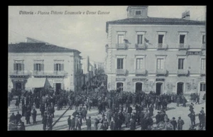 Postkarte VITTORIA Piazza v.emanuele und Corso Cavour - Bild 1 von 1