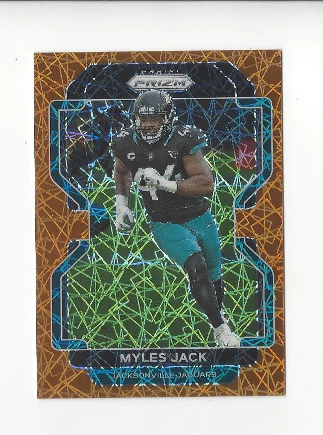 2021 Prizm Football (Orange) Lazer Prizms Singles - You Choose - Image 1 of 1