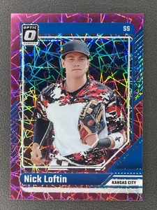 Nick Loftin - 2024 Donruss Optic #52 Pink Velocity  Parallel - SP SN #51 /79 - Picture 1 of 2