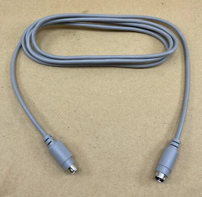 DataPower 10 Ft Mini Din 6-pin Male to male PS2 PS/2 Cable Keyboard and Mouse - Image 1 of 4