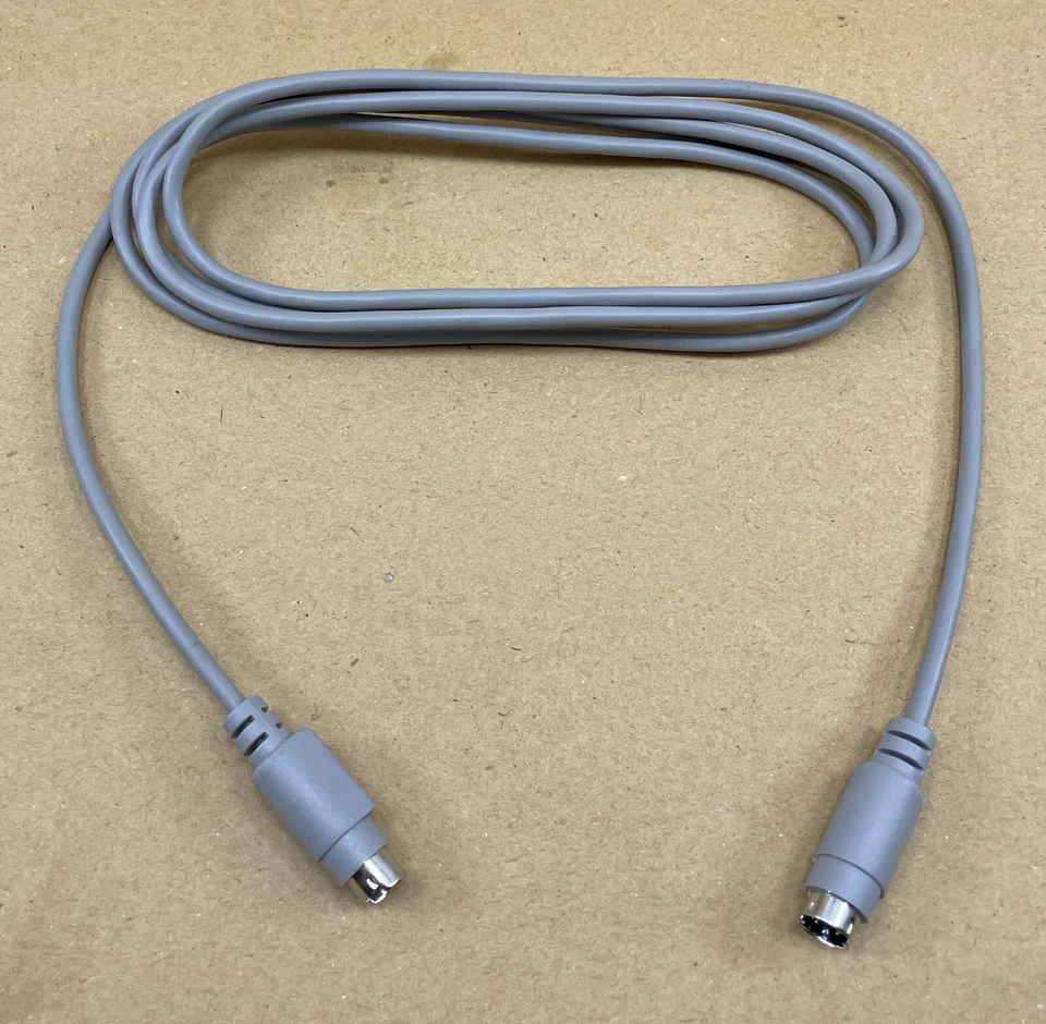 DataPower 10 Ft Mini Din 6-pin Male to male PS2 PS/2 Cable Keyboard and Mouse - Image 1 of 4