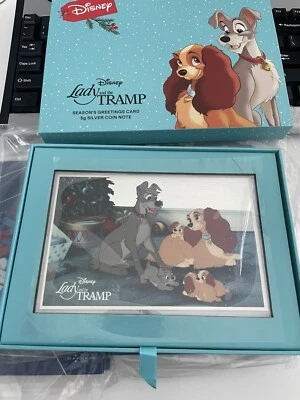 2024 Disney Season's Greetings 2024 — «Леди и бродяга» — монета пруф SIlver - Изображение 1 из 4