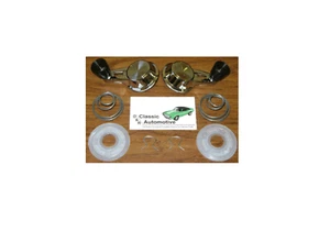 60-64 Chevelle Impala Bel Air Vent Window Crank Handle Washer Spring Clip BLACK - Picture 1 of 2
