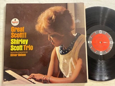 Shirley Scott Trio Oliver Nelson Great Scott!! LP Impulse Rare GERMAN Press VG+! - Image 1 of 4
