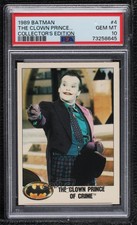 1989 Topps Batman Factory Set Glossy Jack Nicholson The Joker PSA 10 GEM MT 0nr3