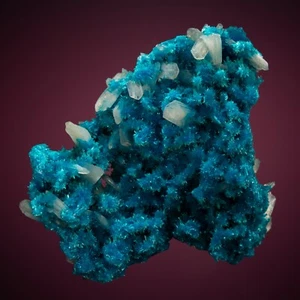 Cavansite with Stilbite, Wagholi Quarry, Pune, Maharashtra, India 2212-084 - Picture 1 of 6