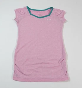 Nike Girls Dri-Fit Pink Short Sleeve T-shirts Size XS - Picture 1 of 6