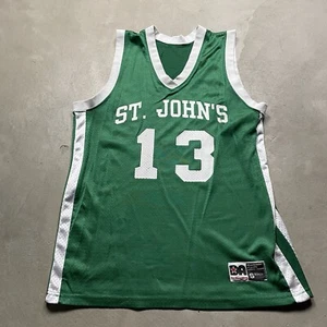 Vintage 90s Basketball Jersey St John’s High School Don Alleson Union Made USA S - Picture 1 of 9
