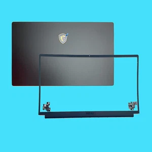 NUOVA cover posteriore LCD & lunetta & schermo & cerniere per MSI GS75 STEALTH MS-17G1 - Foto 1 di 8