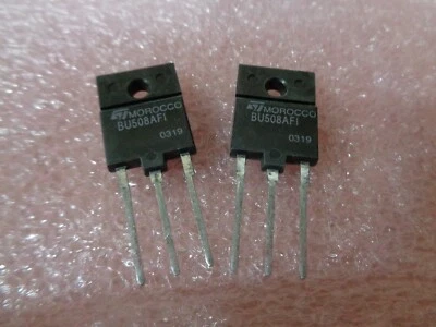 4 x BU508AFI ORIGINAL SGS TRANSISTORS 1500V MONITOR REPAIR SIMILAR TO BUV-48CFI - Image 1 of 2