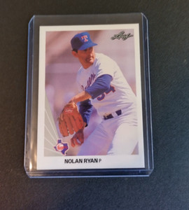 1990 Leaf Series 1 Set Nolan Ryan Baseball Card #21 Texas Rangers The Express