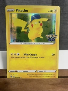 Pikachu 028/078 Pokémon GO Holo - Picture 1 of 2