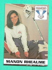 (1) MANON RHEAUME TAMPA BAY FIRST WOMAN NHL GOALIE PROMOTION  NM-MT  (W7783)  