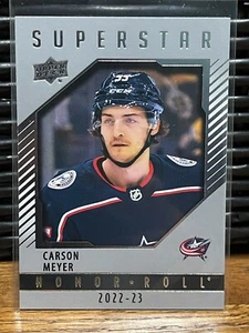 2022-23 Upper Deck Series 2 - HR73 Carson Meyer - Honor Roll - Picture 1 of 2