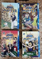 Rave Master Vol 1, 2, 3, & 4 Manga Lot, 1st Print 2003, Hiro Mashima, Tokyopop