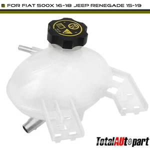 Coolant Expansion Tank with Cap for Fiat 500X Jeep Renegade 2015-2021 2.4L 1.8L - Picture 1 of 8
