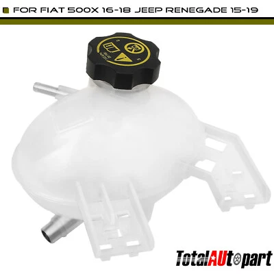 Tanque de expansión de refrigerante con tapa para Fiat 500X Jeep Renegade 2015-2021 2,4 L 1,8 L Foto 1 de 4