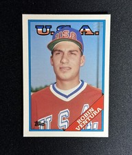 1988 Topps Traded Robin Ventura #124T Rookie Baseball Card RC Chicago White Sox