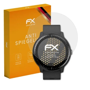 atFoliX 3x Displayfolie für Garmin Vivoactive 3 Music Schutzfolie matt&stoßfest - Bild 1 von 8