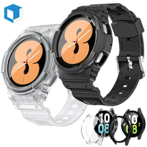Sportowy pasek TPU Pasek i etui na PC Cover do Samsung Galaxy Watch 5/4 40/44mm Zderzak - Zdjęcie 1 z 20