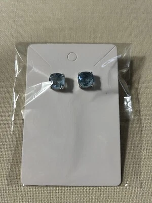 Origami Owl Disney Cenicienta "Clara" Aguamarina Swarovski Pendientes "Nuevos" Foto 1 de 4