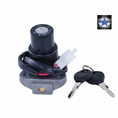 Interruptor de ignição com chaves para Yamaha Exciter 250 SR250 (1980-1982) - Imagem 1 de 2