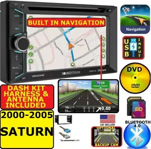 2000-05 SATURN AM FM CD DVD GPS NAVIGATION SYSTEM BLUETOOTH USB SD EQ CAR RADIO - Picture 1 of 12