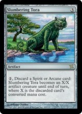 ^MTG Betrayers of Kamigawa - Slumbering Tora NM