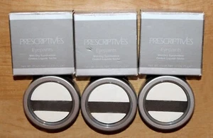 3 PRESCRIPTIVES EYEPAINTS WET DRY EYESHADOW LOT NIB .17 OZ 01 BLACK / WHITE - Picture 1 of 1