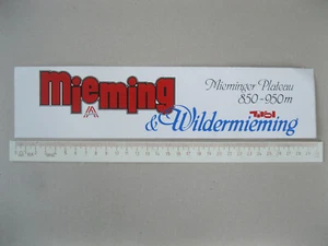 mieming Plateau Tirol Österreich Austria Sticker Aufkleber Reklame Werbung - Bild 1 von 1