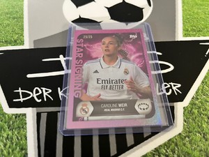Topps Summer Signings UCL 2022-23 Caroline Weir 25/25 Star Signing Real Madrid