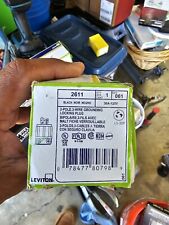 Leviton 2611 Locking Plug 2 Pole 3 Wire 30 Amp 125v NEMA L5-30p