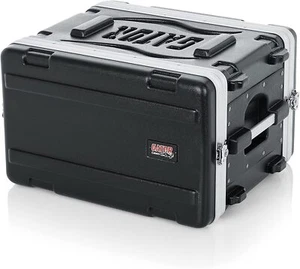 Gator Cases Lightweight Molded 6U Shallow Rack Case with Heavy Duty Latches - Picture 1 of 10