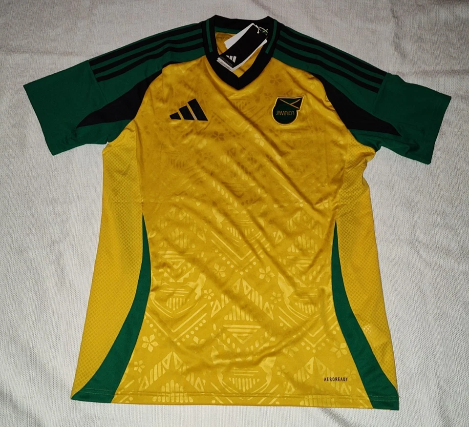 Adidas Jamaica Home Men's Soccer Jersey 24/25 Sz S