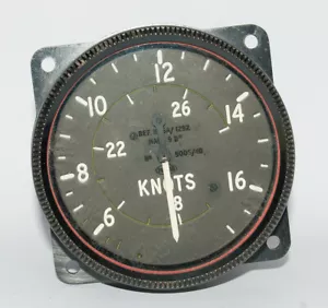 Airspeed Indicator Mk 9D* 6A/1292 Munro ASI 1940 WW2 Gauge RAF Vintage Aircraft - Picture 1 of 8