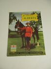Vintage Alberta Canada Colorful Pictorial Travel Info And Road Map Booklet A50