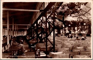 THE BAND ENCLOSURE DOVERCOURT ESSEX 1949 REAL PHOTO POSTCARD - Picture 1 of 2