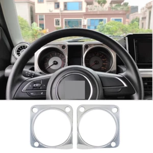Edelstahl Auto Armaturenbrett Tachoblende Abdeckung für Suzuki Jimny 19+ Silber - Bild 1 von 5