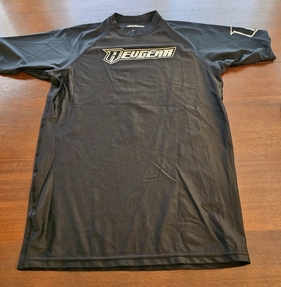 REVGEAR STEALTH HYBRID SHIRT SIZE XXL BLACK GRAPPING RASHGUARD - Image 1 of 4
