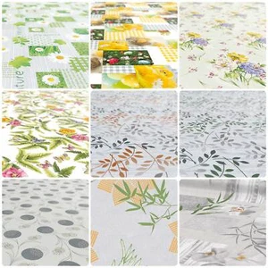 Tischdecke Wachstuch Wachstuchtischdecke Tischdecke abwaschbar Blumen Blätter - Bild 1 von 30