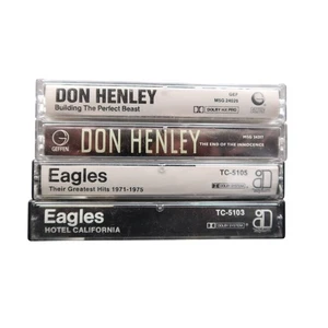 Eagles / Don Henley Audio Cassette Set of 4 Untested Vintage Classic Rock - Picture 1 of 11