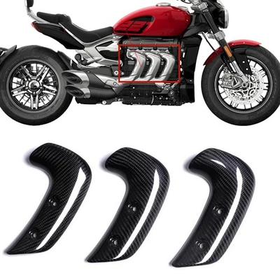 Panel de cubierta protector térmico de escape lateral de motocicleta para Triumph Rocket 3 GT 20-23 3x Foto 1 de 4