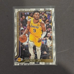 Tarjeta de lámina de diamante de baloncesto Bronny James Jr. 2025-26 Topps #152 - Imagen 1 de 2