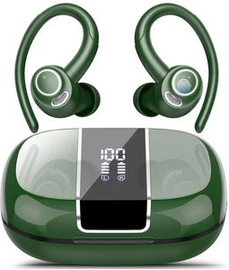 Wireless Earbuds Bluetooth 5.3 Headphones Sports, 48Hrs Playback Over Ear Buds - Picture 1 of 9