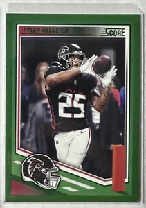 2025 Panini Score Tyler Allgeier #56 Green Atlanta Falcons - Bild 1 von 2