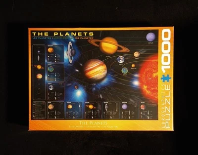 The Planets 19”x 26” 1000 Pcs Jigsaw Puzzle From EuroGraphics - New - Image 1 of 2