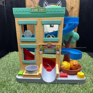 Sesame Street Round the Neighborhood Ball Drop Playset Toddler Toy - Picture 1 of 5