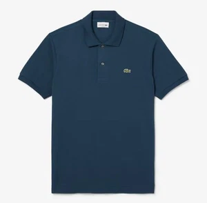 Polo Uomo Manica Corta Lacoste Classic Fit L1212 C7Z Blu - Imagen 1 de 5