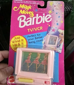 Vintage Mattel Wind Up Barbie Magic Moves TV / VCR Sealed  - Bild 1 von 4