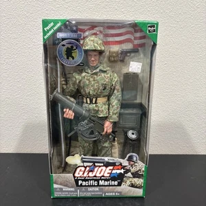 2003 Hasbro G.I. Joe Pacific Marine 12” Action Figure WWII Liberators NIB - Bild 1 von 15